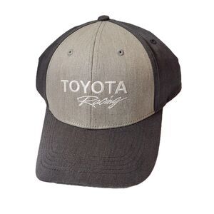 Toyota Racing Gray Cap Embroidered Logo